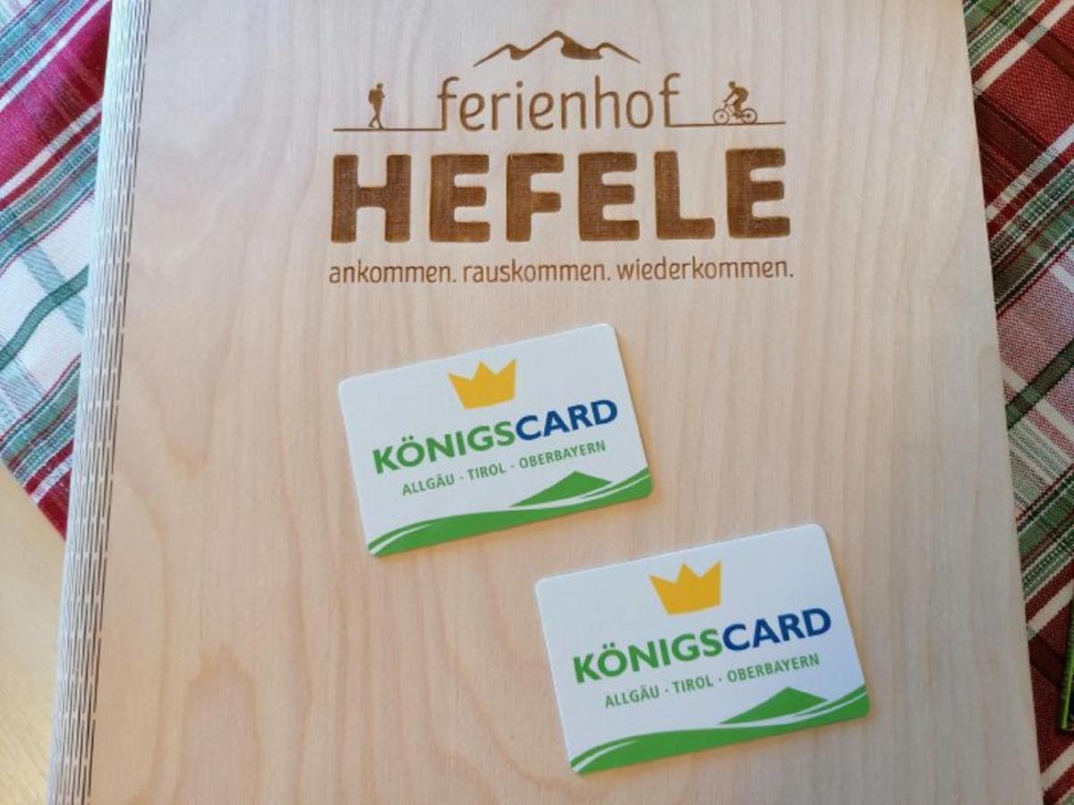 Ferienhof Hefele Apartment Hopferau Exterior foto